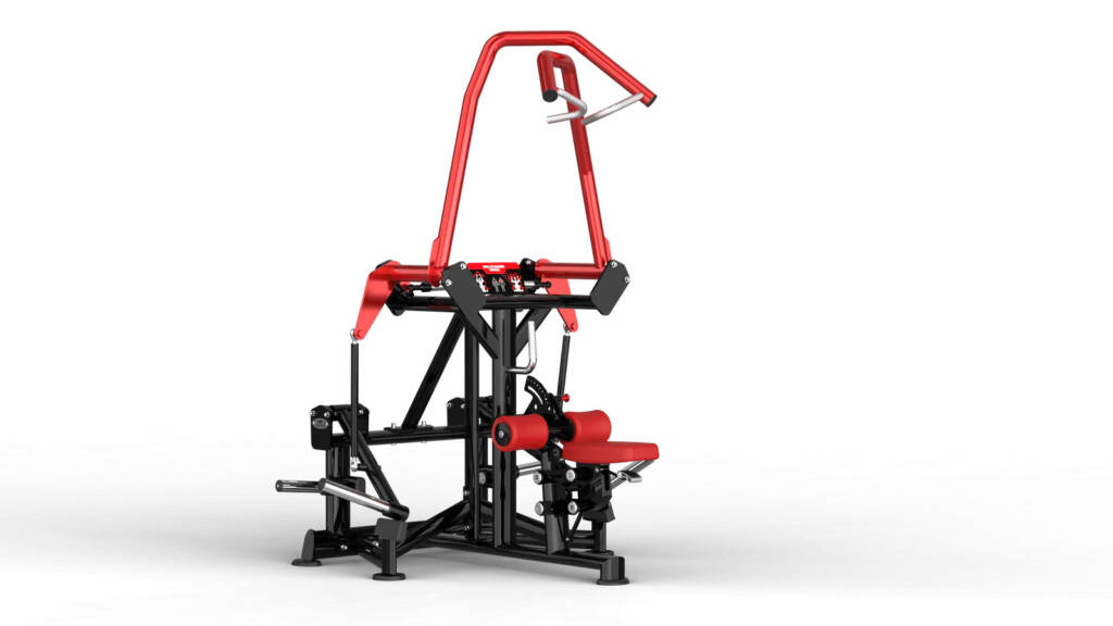 Plate-loaded Lat pulldown